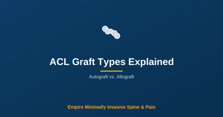 ACL Graft Types Explained: Autograft vs. Allograft — Empire Minimally Invasive Spine and Pain