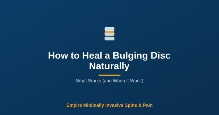 How to Heal a Bulging Disc Naturally — Empire Minimally Invasive Spine and Pain
