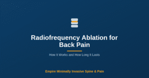 Radiofrequency Ablation for Back Pain: How It Works and How Long It Lasts — Empire Minimally Invasive Spine and Pain