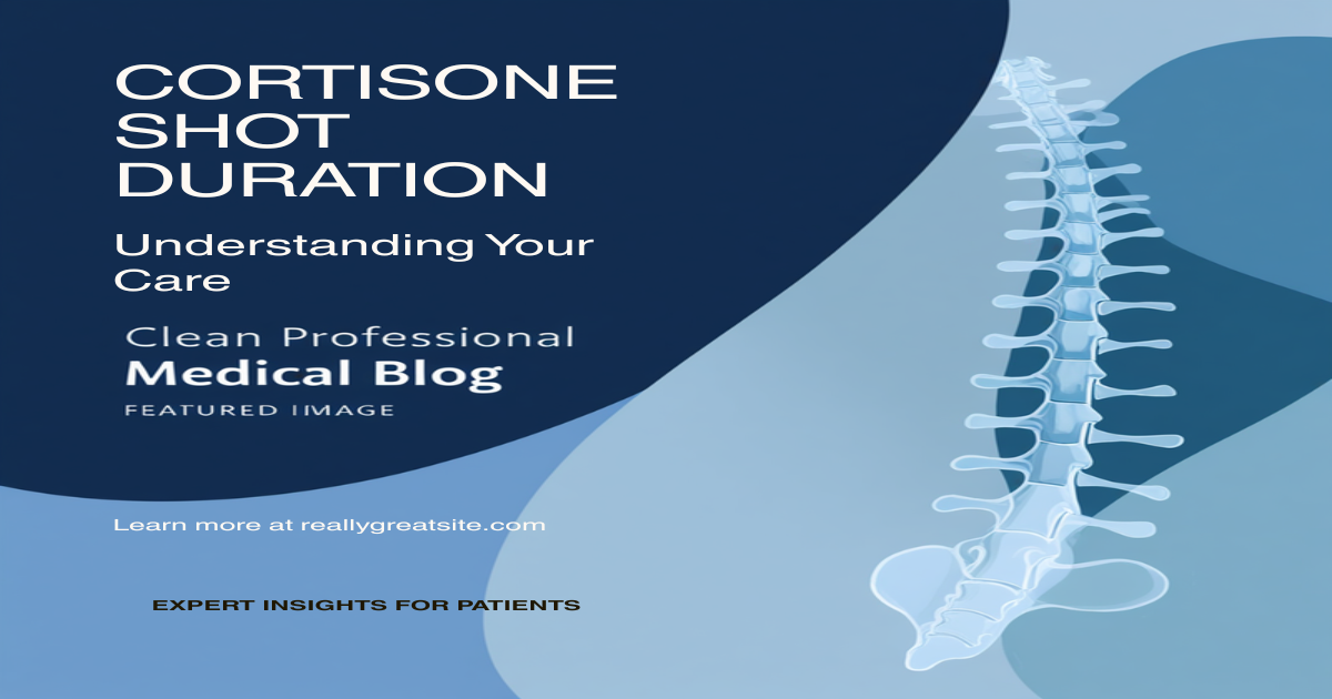 How long does a cortisone shot last — Empire Minimally Invasive Spine and Pain